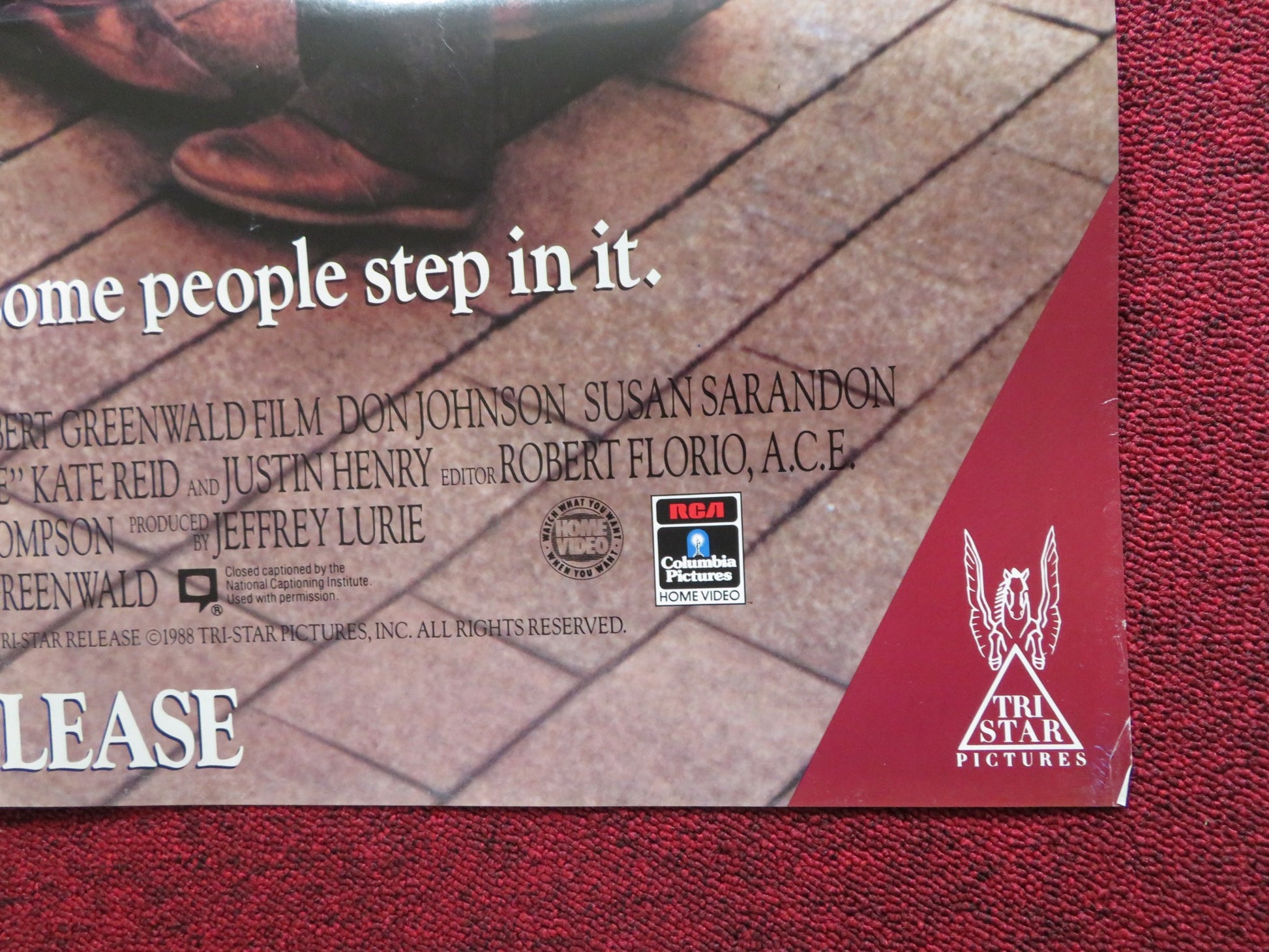 SWEET HEARTS DANCE FOLDED US ONE SHEET POSTER DON JOHNSON 1988 - Rendezvous Cinema