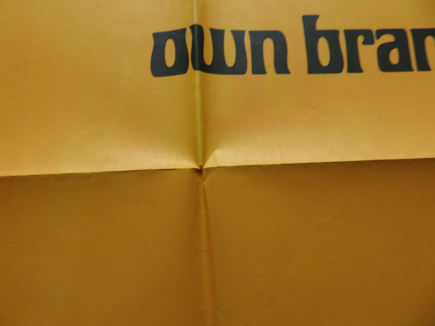 THREE BULLETS FOR A LONG GUN FOLDED US ONE SHEET POSTER BEAU BRUMMEL 1971 - Rendezvous Cinema