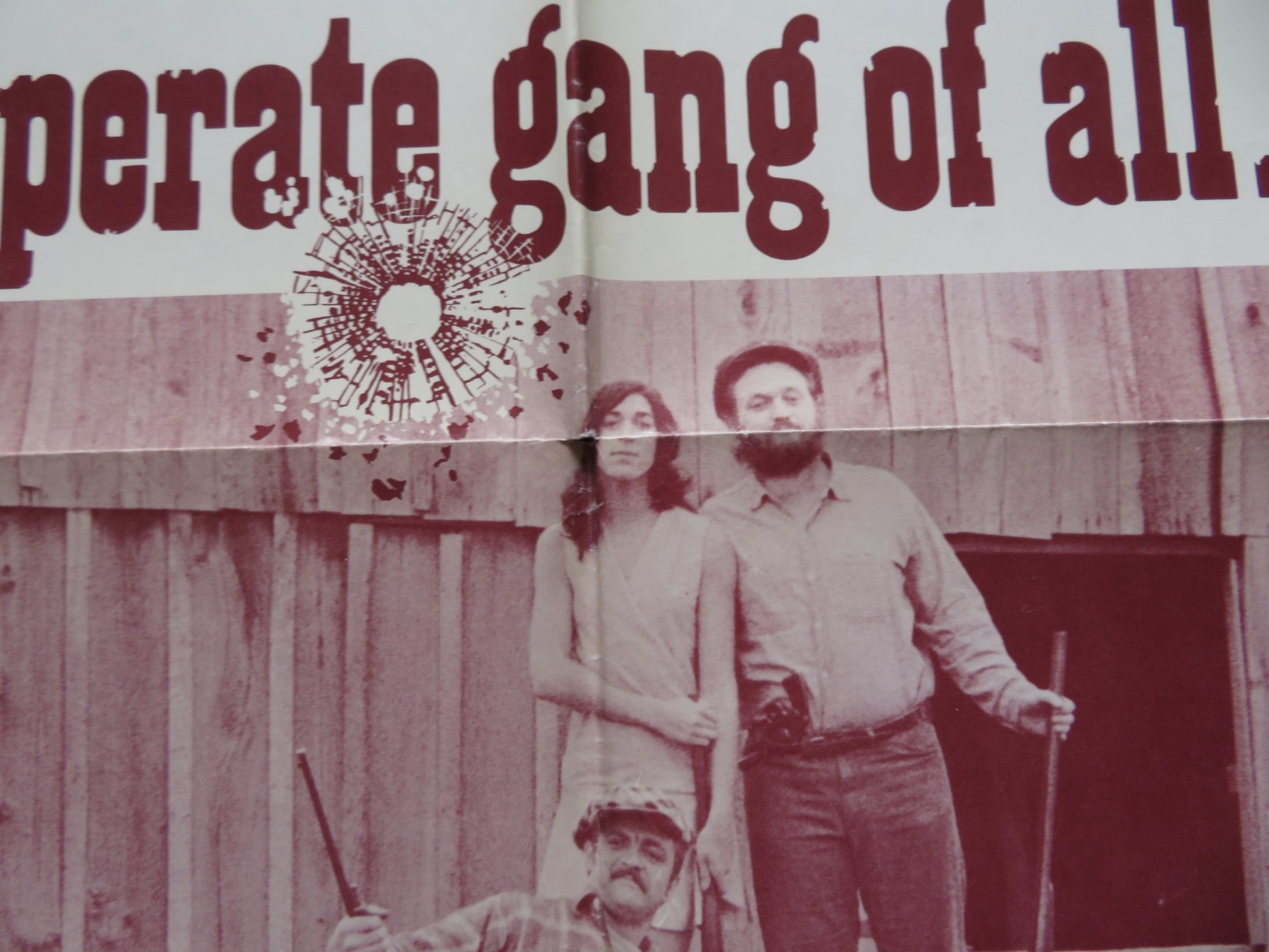 BAD CHARLESTON CHARLIE FOLDED US ONE SHEET POSTER ROSS HAGEN KELLY THORDSEN 1973 - Rendezvous Cinema