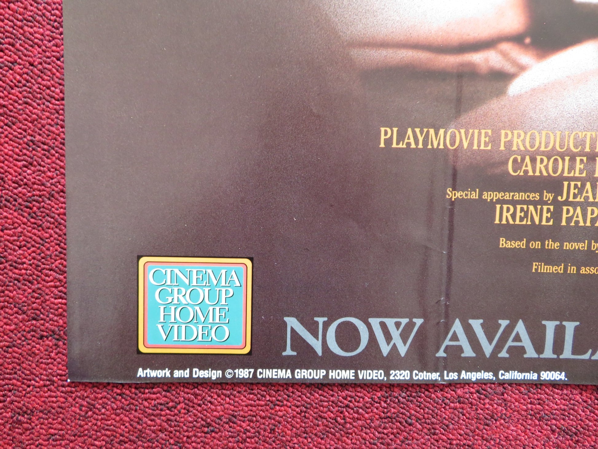 SWEET COUNTRY VHS FOLDED US ONE SHEET POSTER JANE ALEXANDER 1986 - Rendezvous Cinema