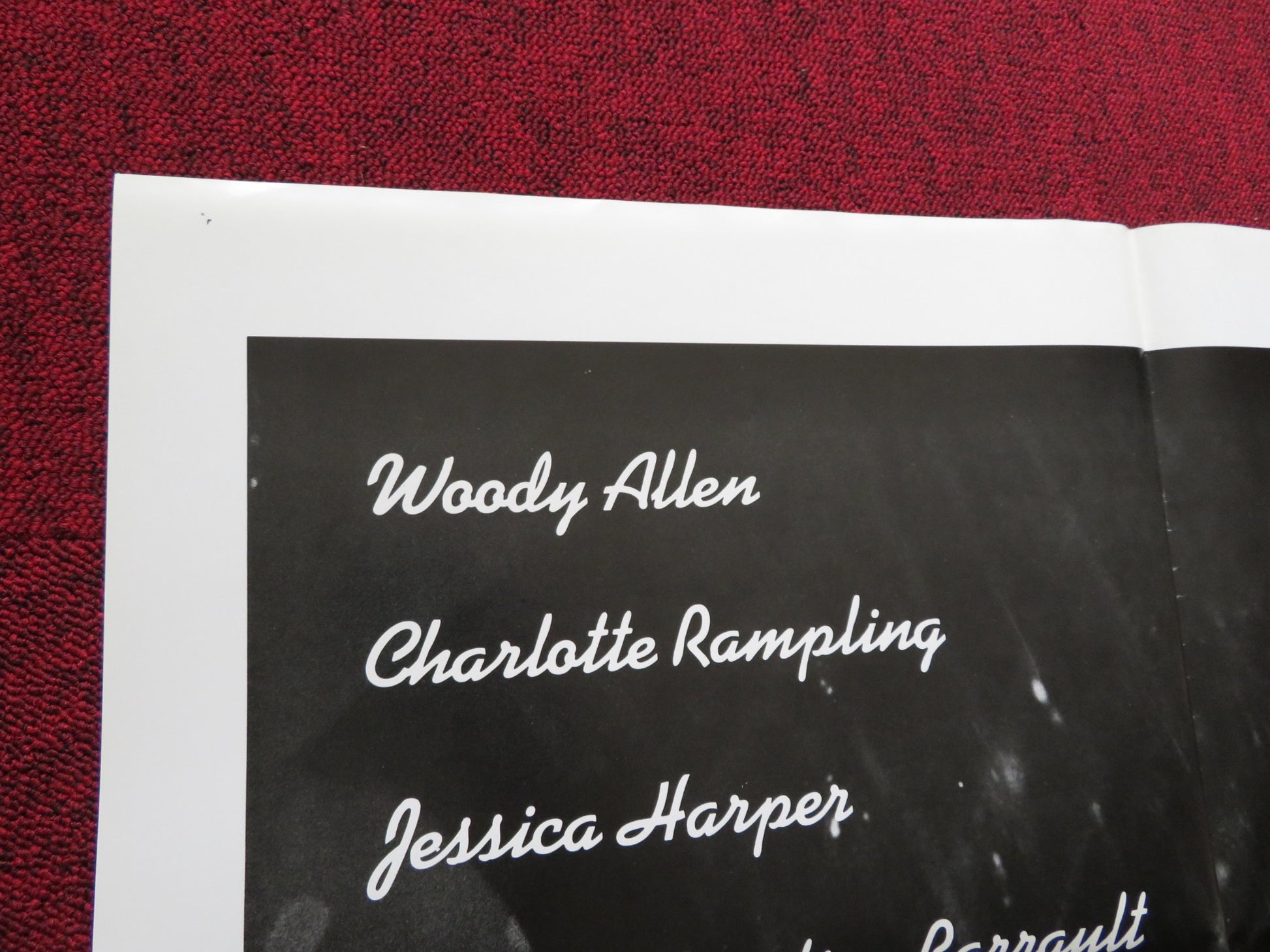 STARDUST MEMORIES STYLE C FOLDED US ONE SHEET POSTER WOODY ALLEN 1980 - Rendezvous Cinema