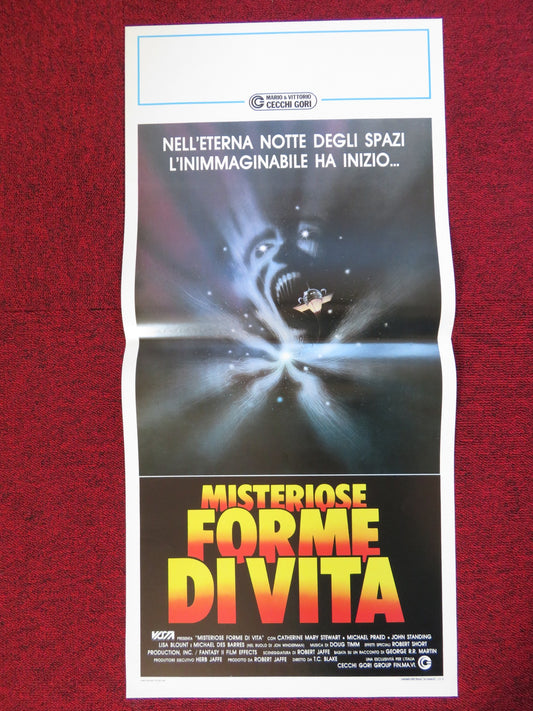 MYSTERIOSE FORME DI VITA / NIGHTFLYERS ITALIAN LOCANDINA (27.5"x13") POSTER 1988