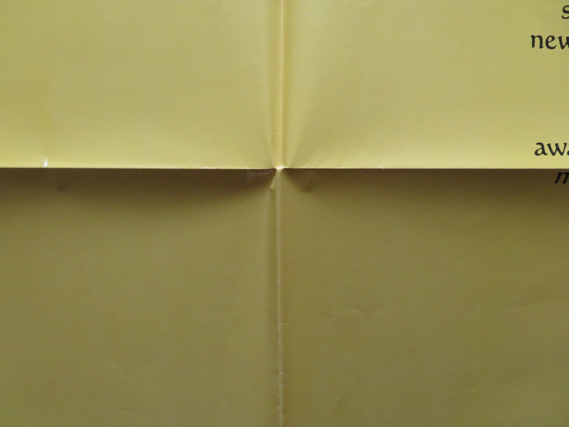 LOST HORIZON FOLDED US ONE SHEET POSTER PETER FINCH LIV ULLMANN 1973 - Rendezvous Cinema