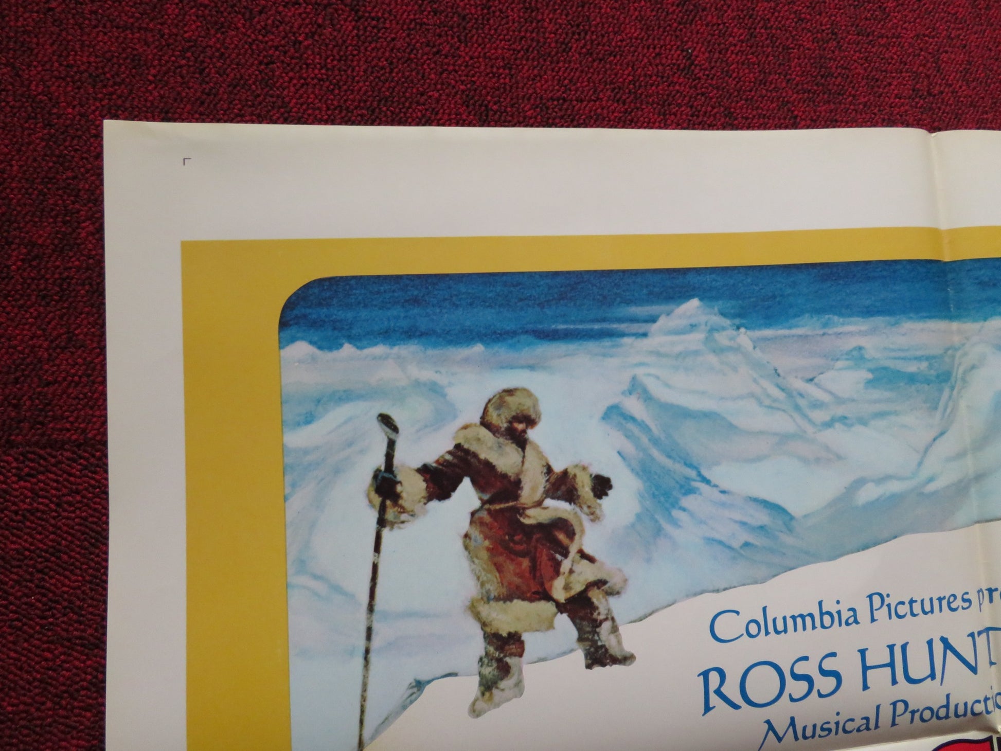 LOST HORIZON FOLDED US ONE SHEET POSTER PETER FINCH LIV ULLMANN 1973 - Rendezvous Cinema