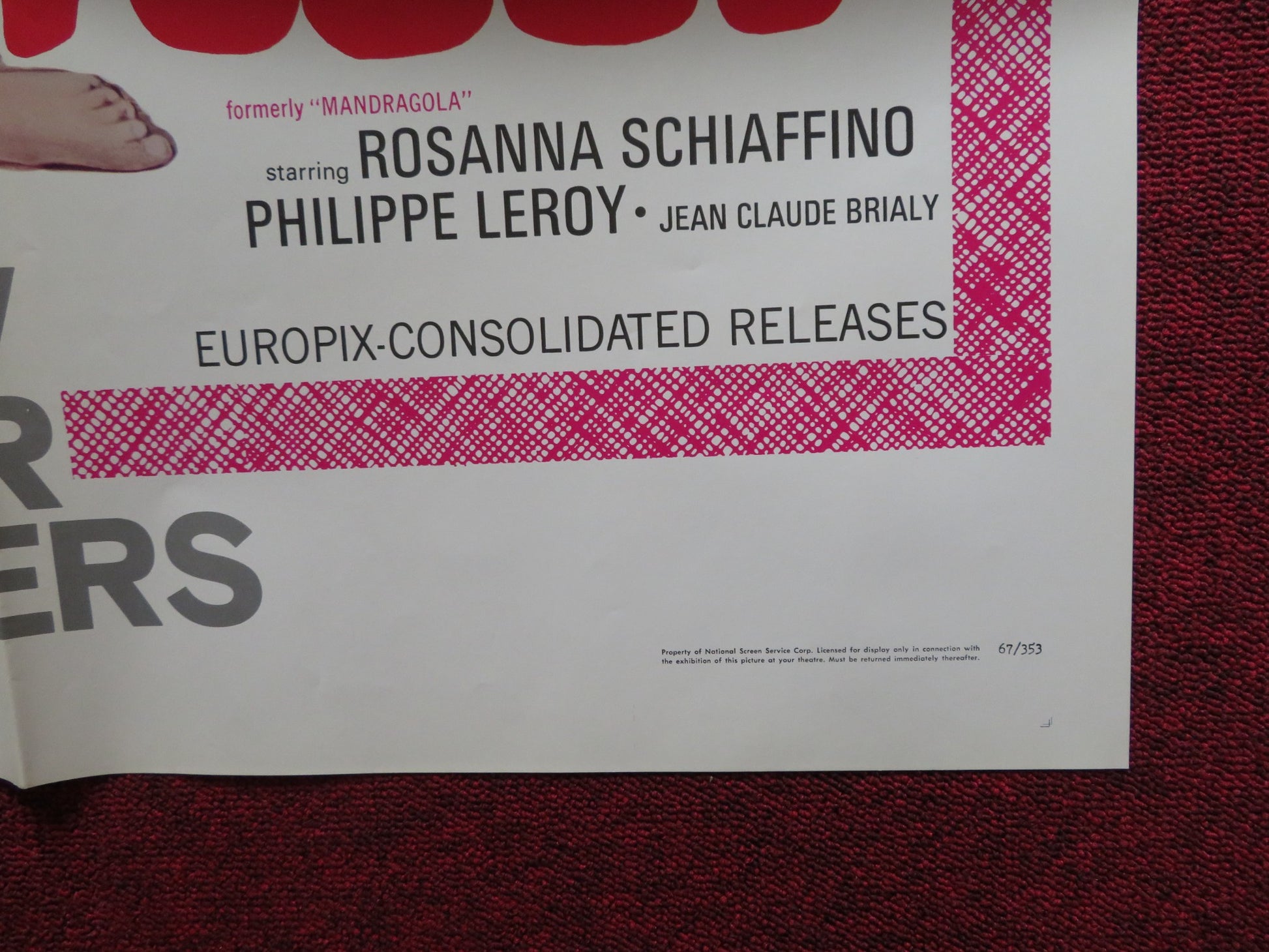 SEDUCTION BY THE SEA / THE LOVE ROOT COMBO FOLDED US ONE SHEET POSTER 1967 - Rendezvous Cinema