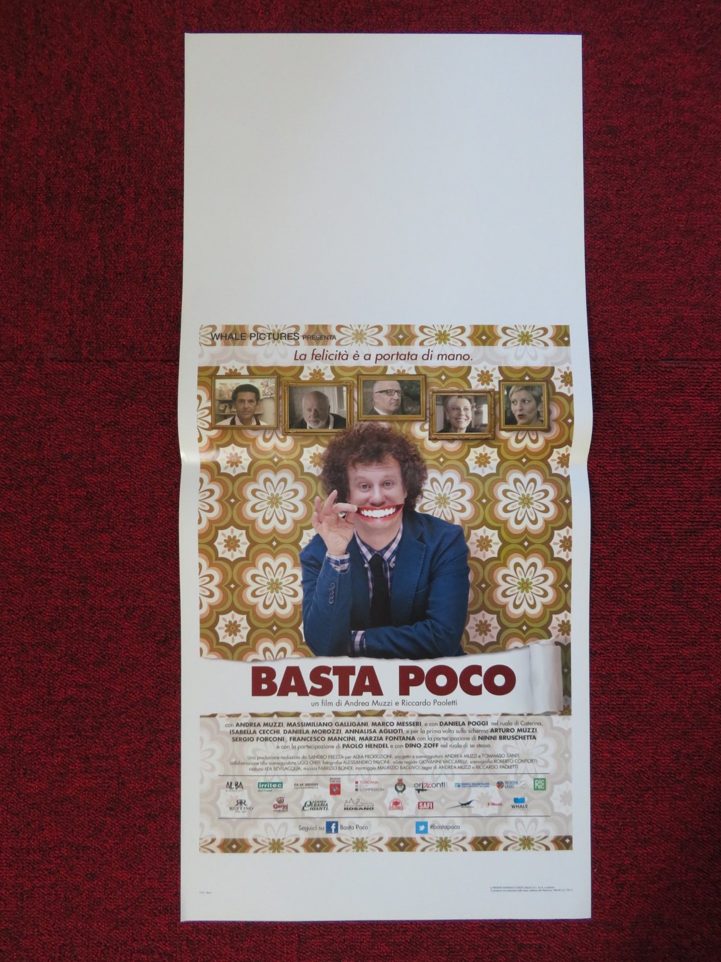BASTA POCO ITALIAN LOCANDINA (26.5"x12.5") POSTER ANDRE MUZZI 2015 - Rendezvous Cinema