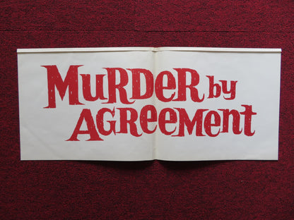 MURDER BY AGREEMENT FOLDED US ONE SHEET POSTER TONY WRIGHT SONJA ZIEMANN 1965 - Rendezvous Cinema