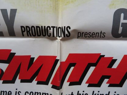 SMITH! FOLDED US ONE SHEET POSTER GLENN FORD NANCY OLSON 1969 - Rendezvous Cinema