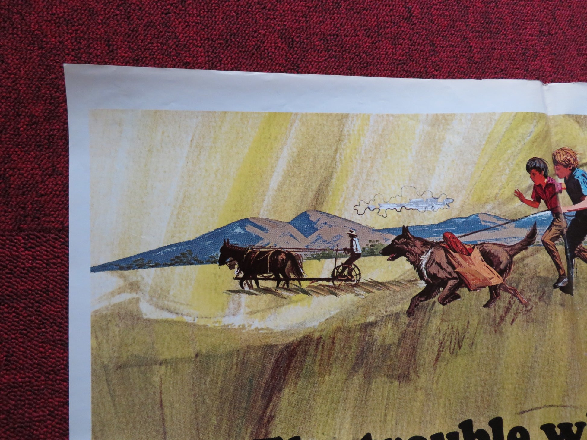 SMITH! FOLDED US ONE SHEET POSTER GLENN FORD NANCY OLSON 1969 - Rendezvous Cinema