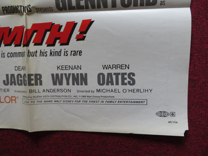 SMITH! FOLDED US ONE SHEET POSTER GLENN FORD NANCY OLSON 1969 - Rendezvous Cinema