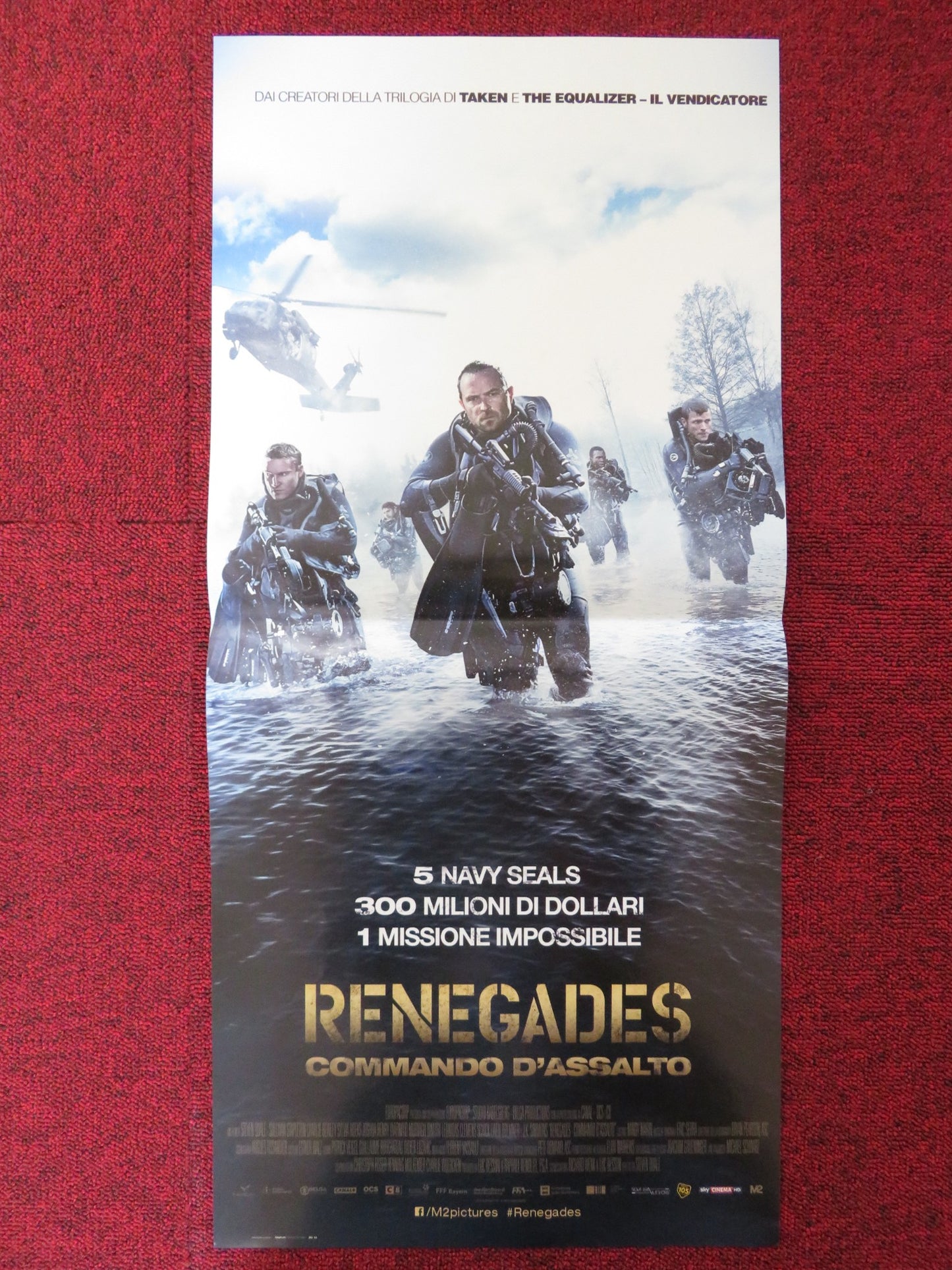 AMERICAN RENEGADES ITALIAN LOCANDINA POSTER J.K SIMMONS SULLIVAN STAPLETON 2017 - Rendezvous Cinema