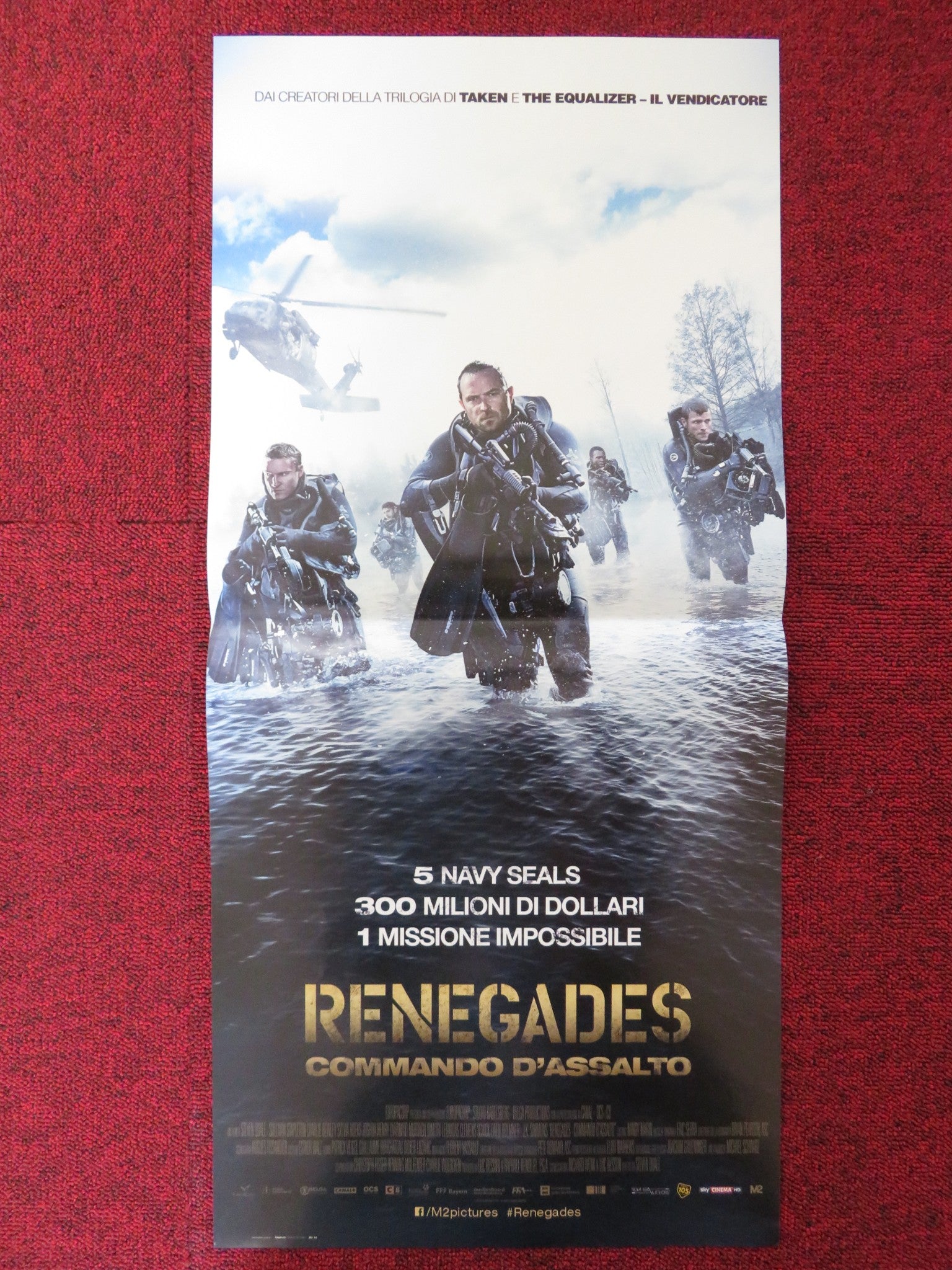 AMERICAN RENEGADES ITALIAN LOCANDINA POSTER J.K SIMMONS SULLIVAN STAPLETON 2017 - Rendezvous Cinema