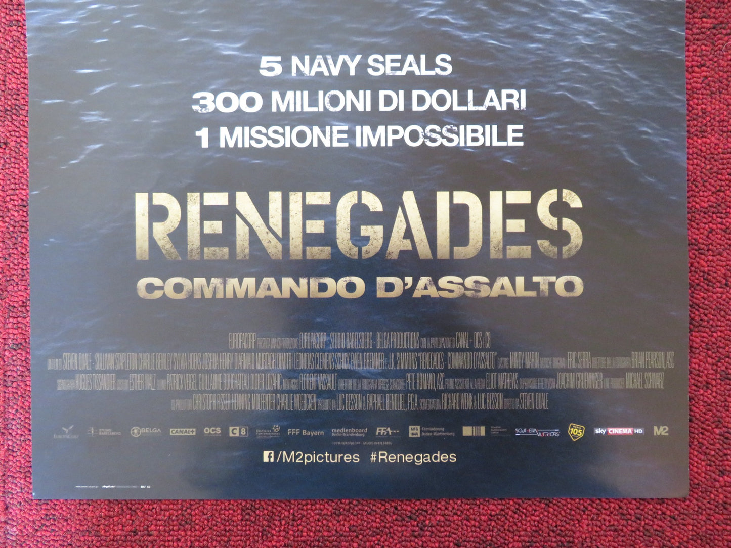 AMERICAN RENEGADES ITALIAN LOCANDINA POSTER J.K SIMMONS SULLIVAN STAPLETON 2017 - Rendezvous Cinema