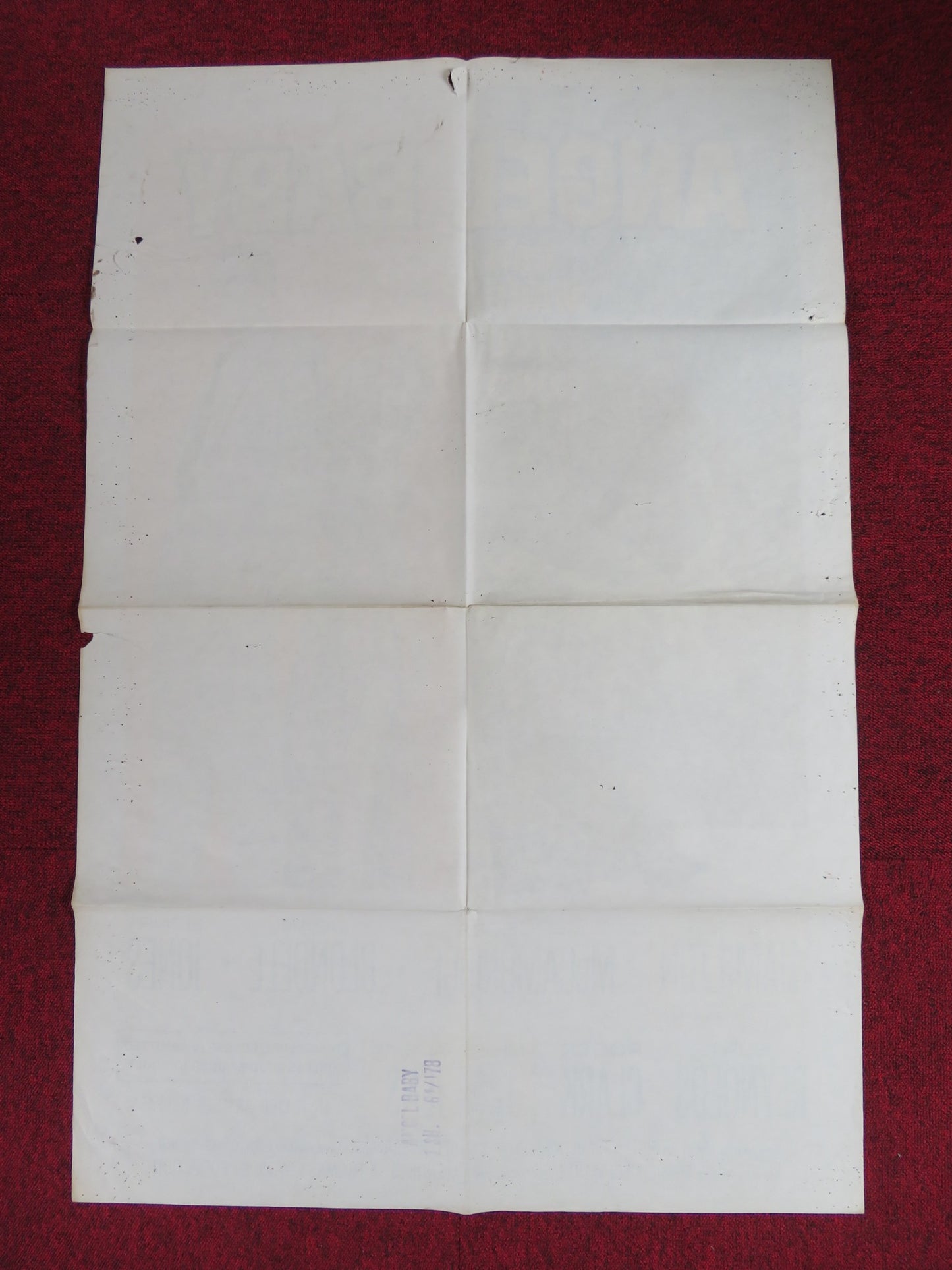 ANGEL BABY FOLDED US ONE SHEET POSTER GEORGE HAMILTON MERCEDES MCCAMBRIDGE 1961 - Rendezvous Cinema