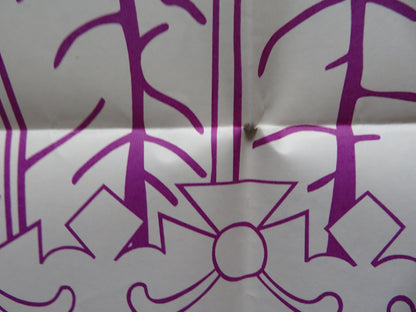 WITH MANTLE.... SWORD, AND CORONET FOLDED US ONE SHEET POSTER 1969 - Rendezvous Cinema