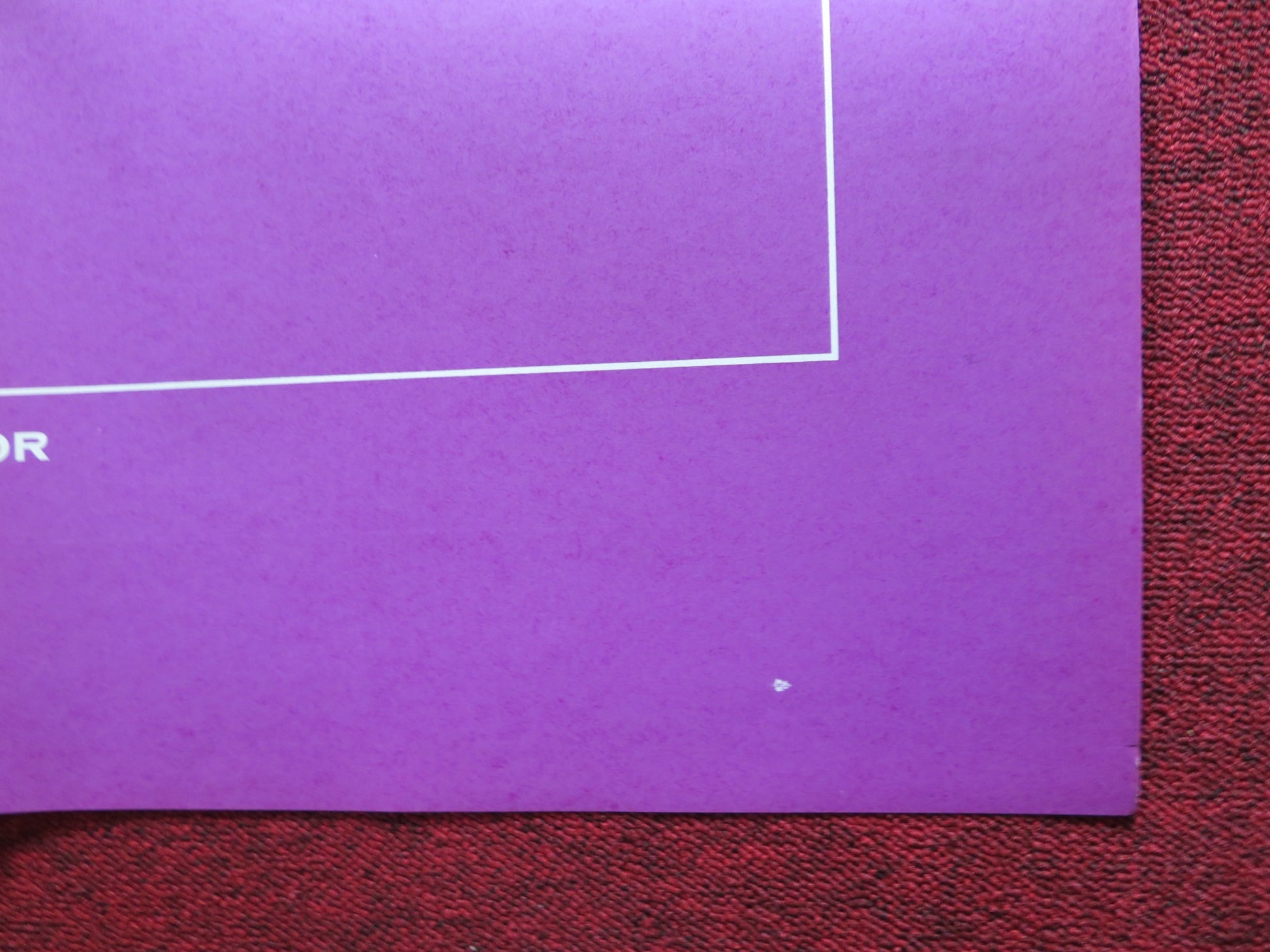 WITH MANTLE.... SWORD, AND CORONET FOLDED US ONE SHEET POSTER 1969 - Rendezvous Cinema