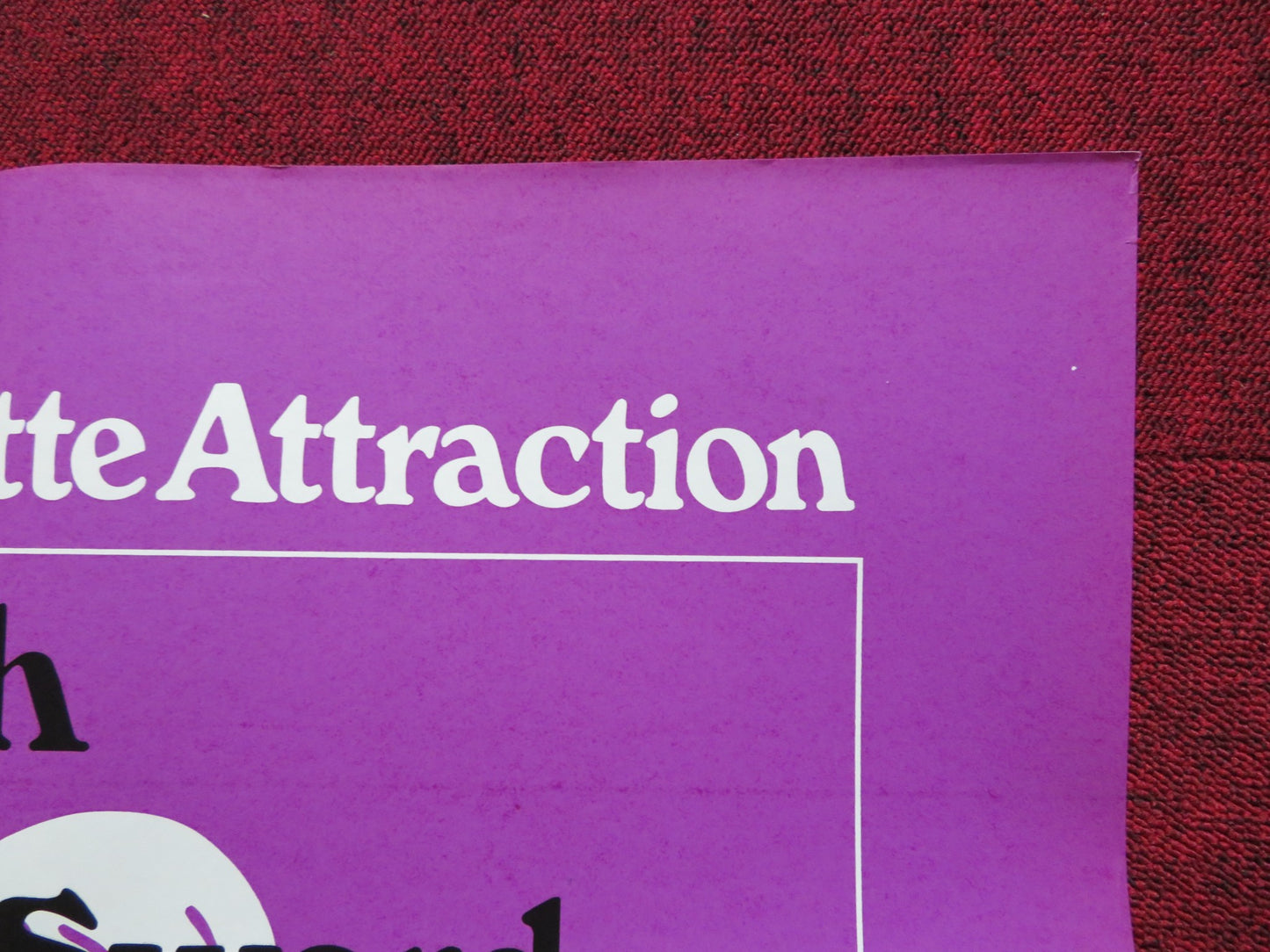 WITH MANTLE.... SWORD, AND CORONET FOLDED US ONE SHEET POSTER 1969 - Rendezvous Cinema