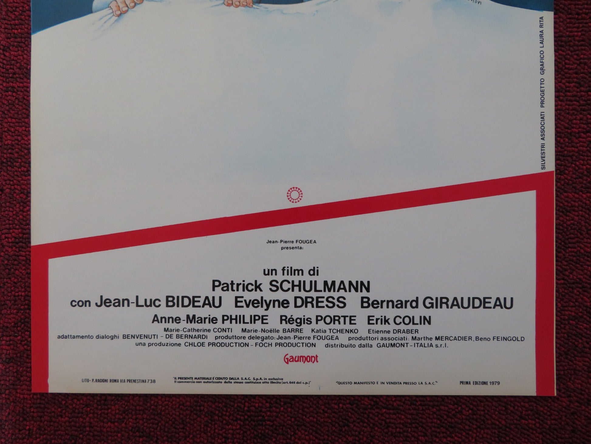 AMARSI? CHE CASINO! ITALIAN LOCANDINA POSTER JEAN-LUC BIDEAU 1979 - Rendezvous Cinema