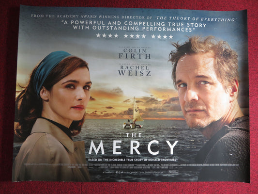 THE MERCY UK QUAD (30"x 40") ROLLED POSTER COLIN FIRTH RACHEL WEISZ 2018 - Rendezvous Cinema