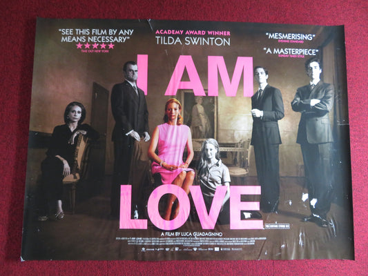 I AM LOVE UK QUAD (30"x 40") ROLLED POSTER TILDA SWINTON FLAVIO PARENTI 2009 - Rendezvous Cinema