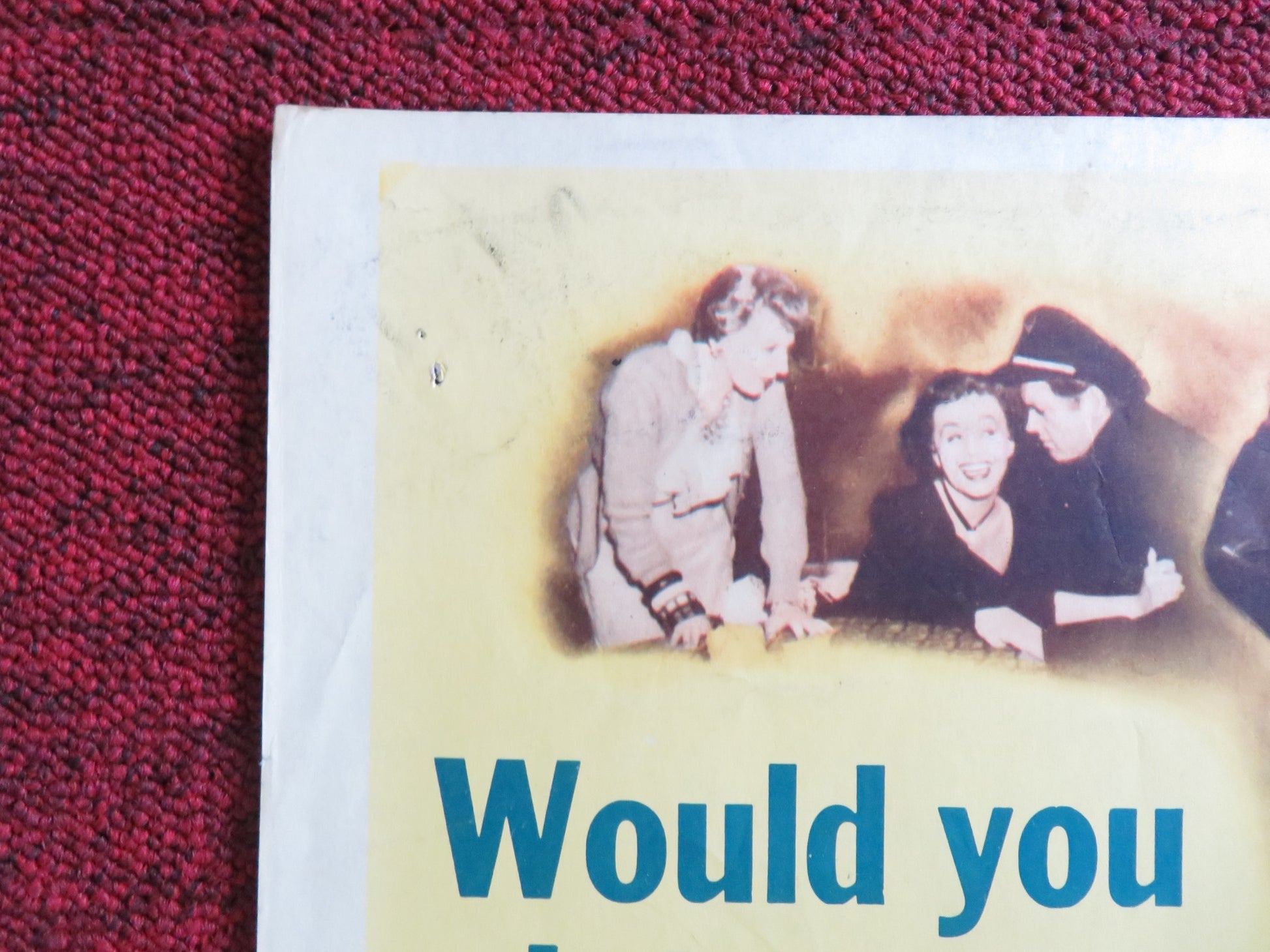 ANNA LUCASTA US INSERT (14"x 36") POSTER PAULETTE GODDARD WILLIAM BISHOP 1949 - Rendezvous Cinema