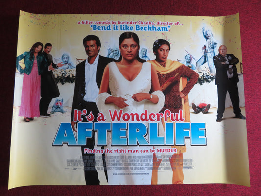 IT'S A WONDERFUL AFTERLIFE UK QUAD (30"x 40") ROLLED POSTER SANJEEV BHASKAR 2010 - Rendezvous Cinema