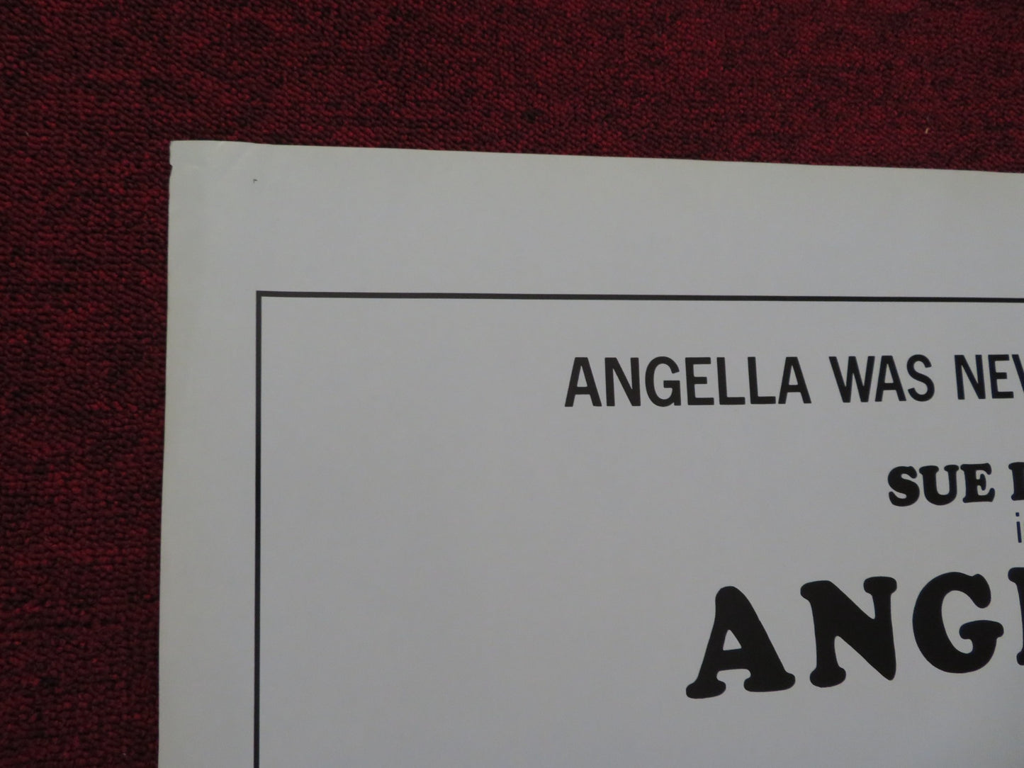 ANGELLA FOLDED US ONE SHEET POSTER SUE LYON FERNANDO REY 1975 - Rendezvous Cinema