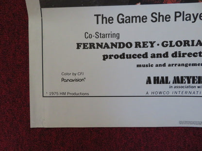 ANGELLA FOLDED US ONE SHEET POSTER SUE LYON FERNANDO REY 1975 - Rendezvous Cinema