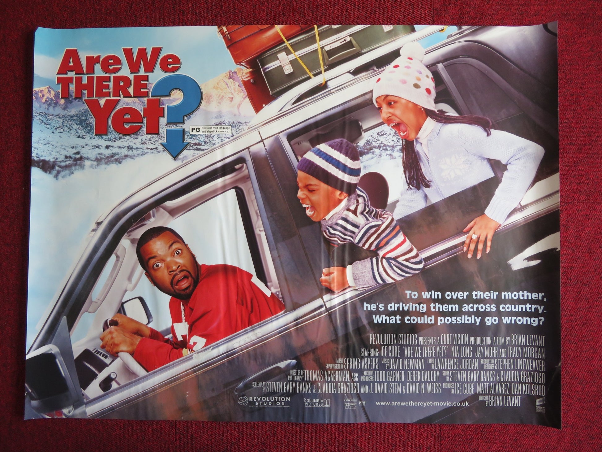 ARE WE THERE YET? QUAD (30"x 40") ROLLED POSTER ICE CUBE NIA LONG 2005 - Rendezvous Cinema