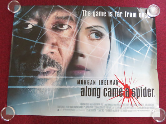 ALONG CAME A SPIDER UK QUAD ROLLED POSTER MORGAN FREEMAN MONICA POTTER 2001 - Rendezvous Cinema