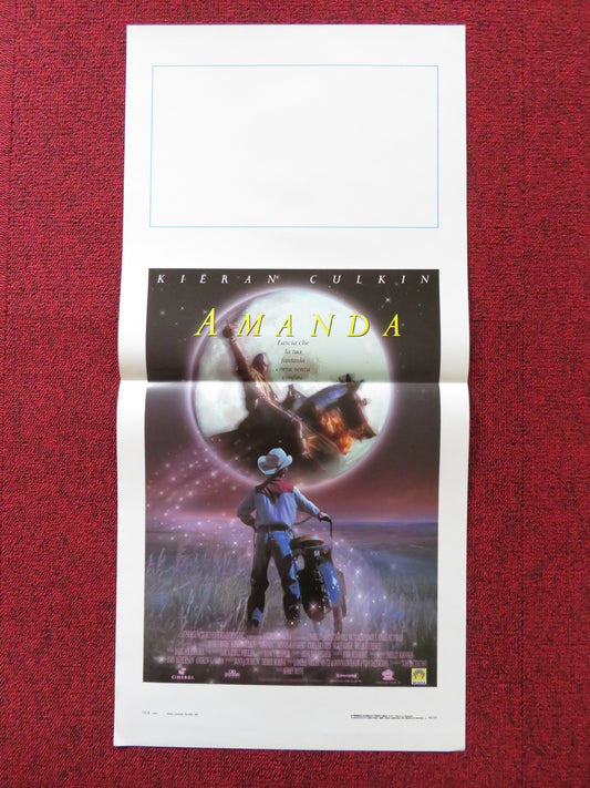 AMANDA ITALIAN LOCANDINA POSTER KIERAN CULKIN DENNIS HAYSBERT 1997 - Rendezvous Cinema
