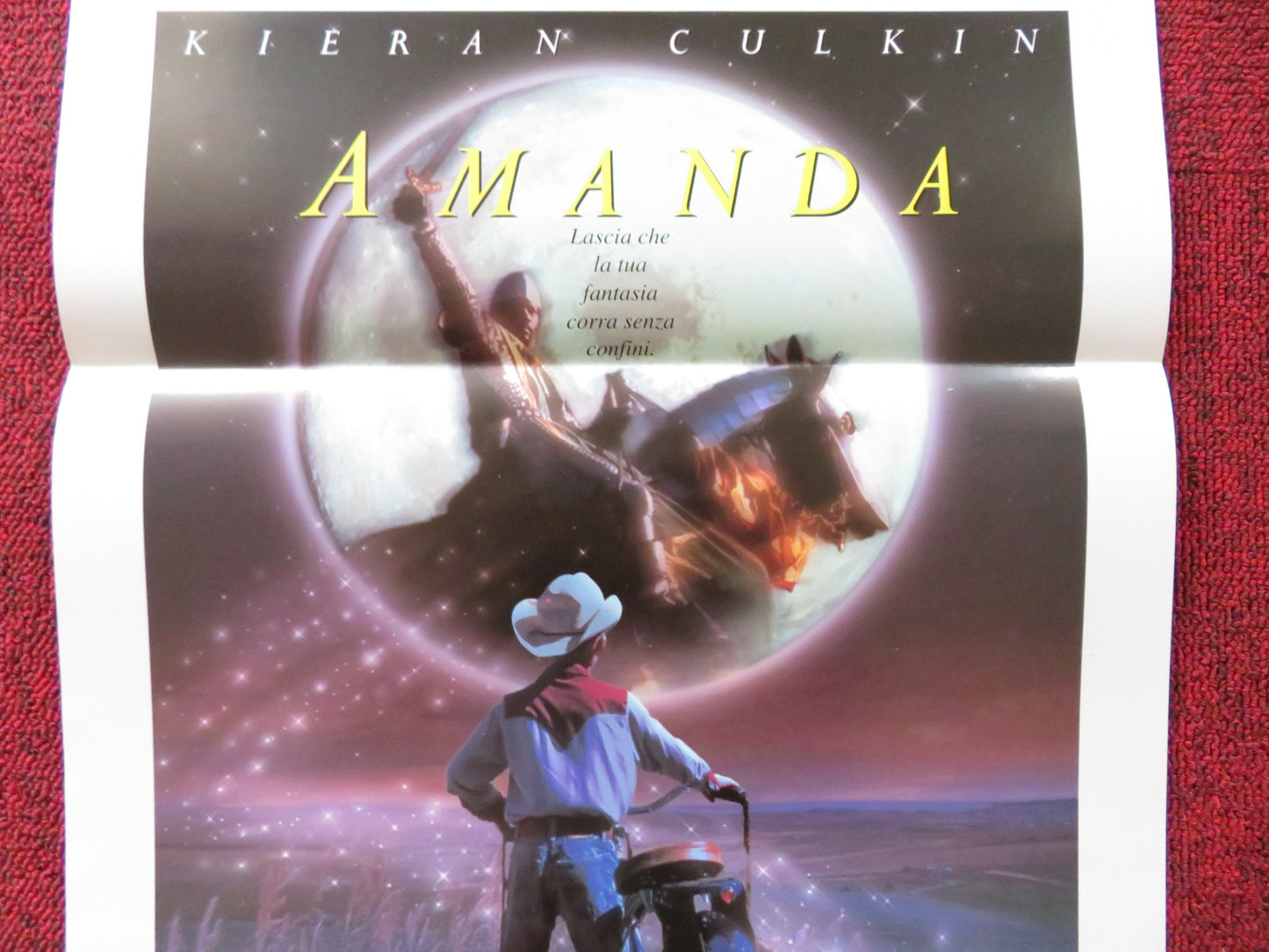 AMANDA ITALIAN LOCANDINA POSTER KIERAN CULKIN DENNIS HAYSBERT 1997 - Rendezvous Cinema