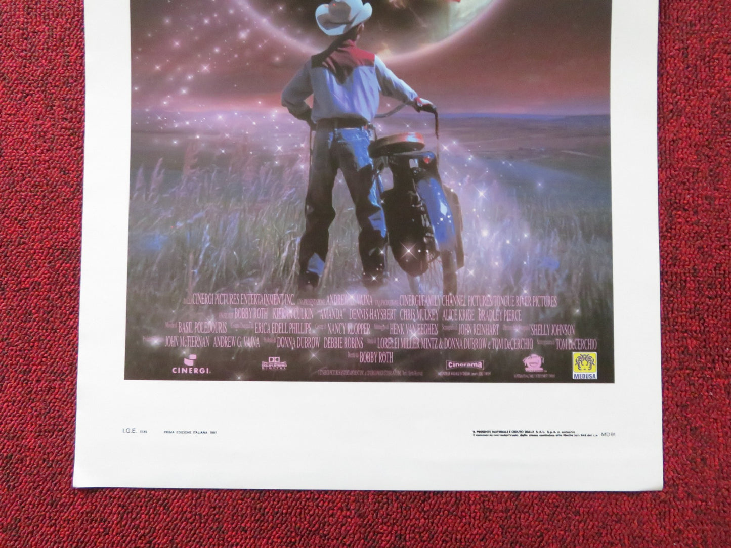 AMANDA ITALIAN LOCANDINA POSTER KIERAN CULKIN DENNIS HAYSBERT 1997 - Rendezvous Cinema