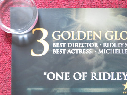 ALL THE MONEY IN THE WORLD UK QUAD ROLLED POSTER MARK WAHLBERG WILLIAMS 2017 - Rendezvous Cinema