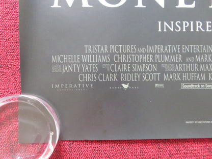 ALL THE MONEY IN THE WORLD UK QUAD ROLLED POSTER MARK WAHLBERG WILLIAMS 2017 - Rendezvous Cinema