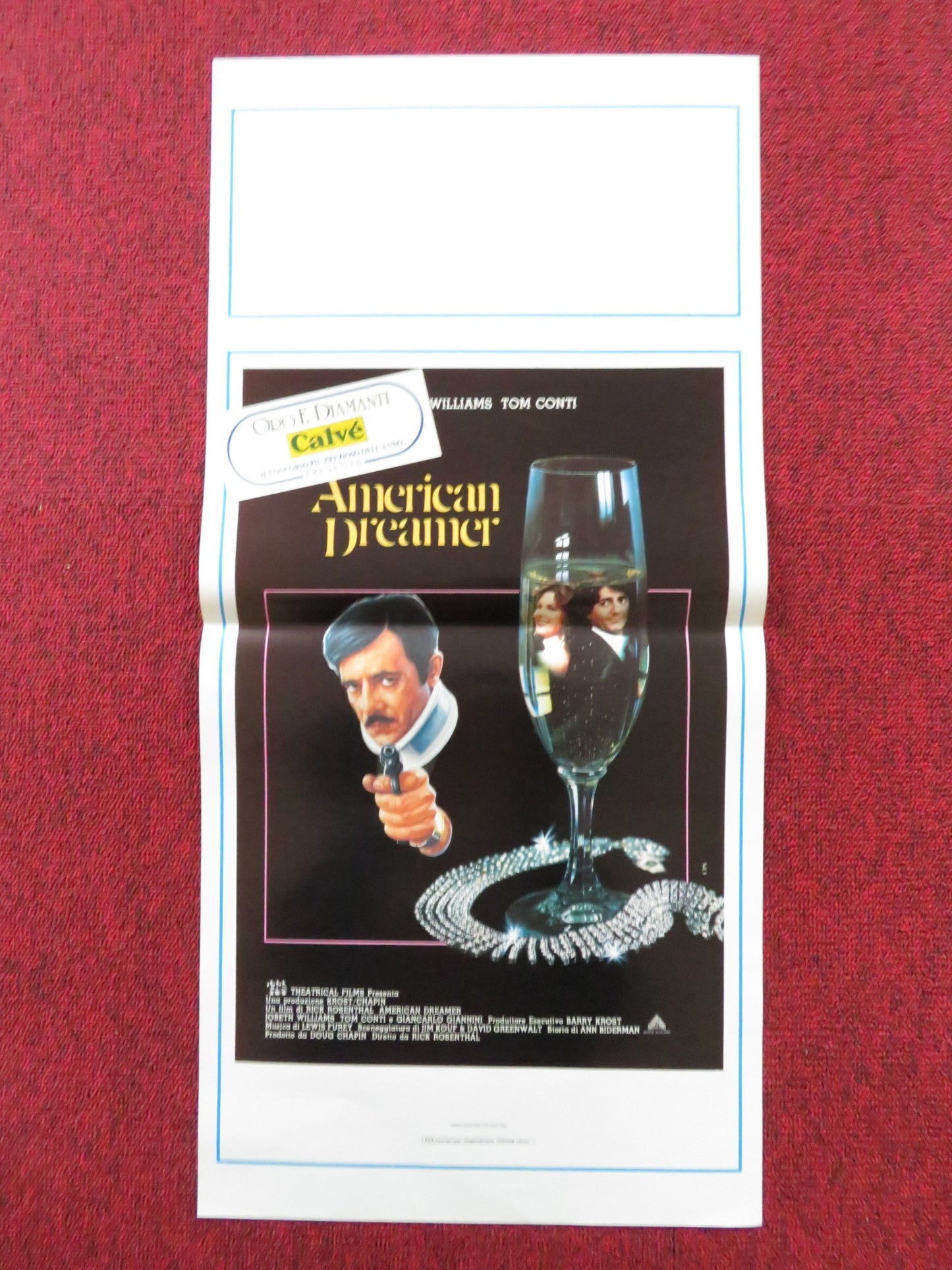 AMERICAN DREAMER ITALIAN LOCANDINA POSTER JOBETH WILLIAMS TOM CONTI 1984 - Rendezvous Cinema