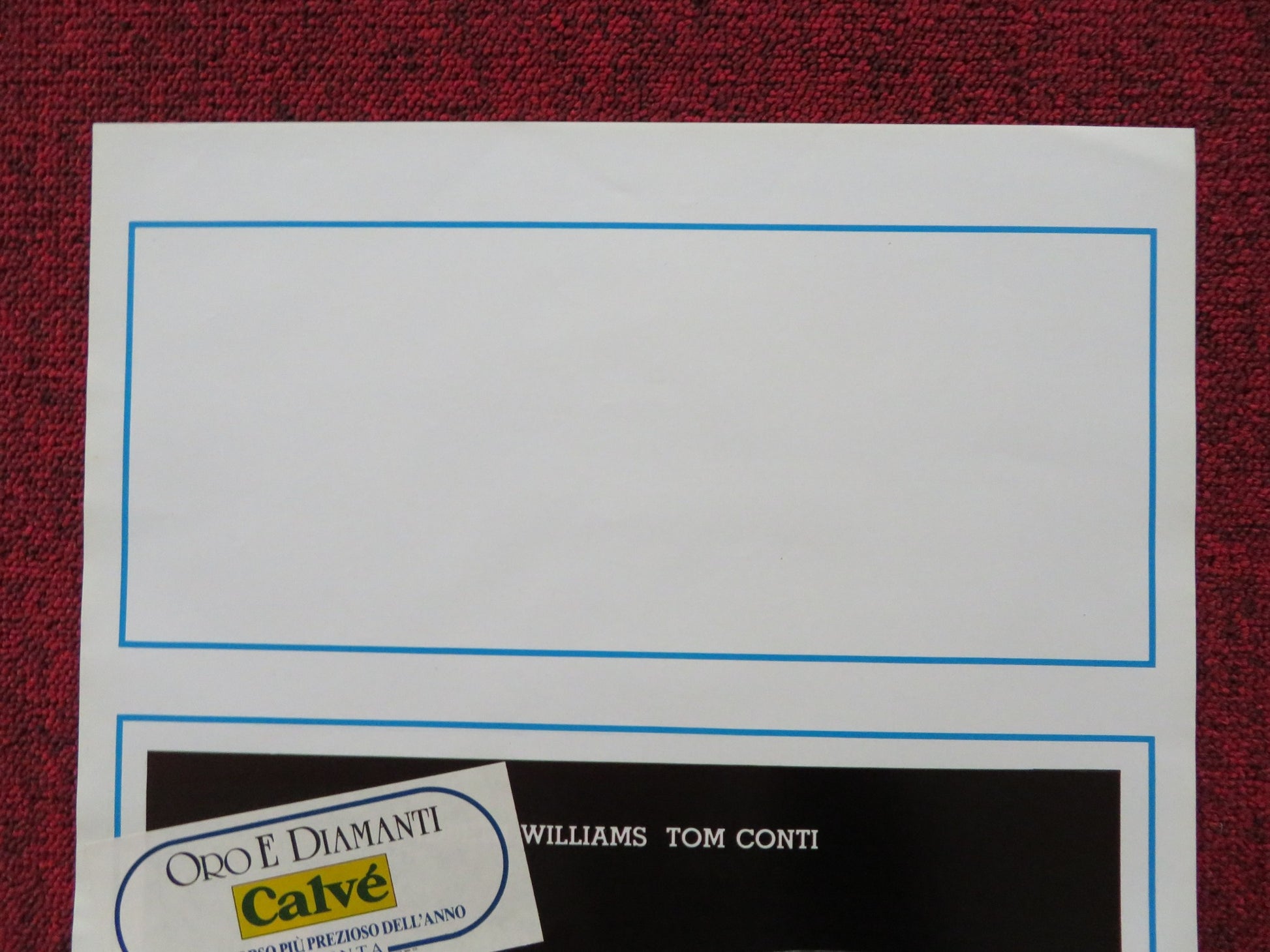 AMERICAN DREAMER ITALIAN LOCANDINA POSTER JOBETH WILLIAMS TOM CONTI 1984 - Rendezvous Cinema