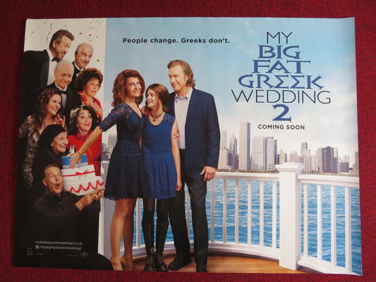 MY BIG FAT GREEK WEDDING 2 UK QUAD (30"x 40") ROLLED POSTER JOHN CORBETT 2016 - Rendezvous Cinema