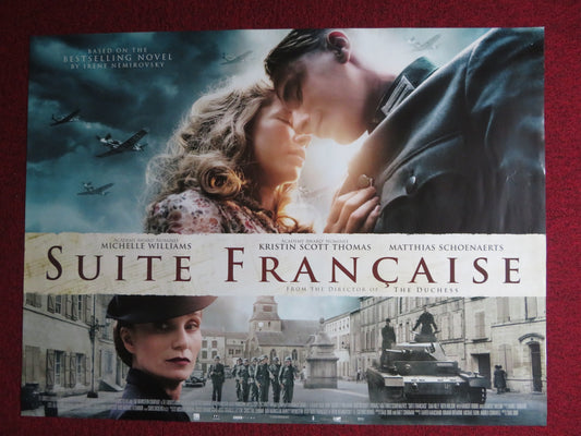 SUITE FRANCAISE UK QUAD (30"x 40") ROLLED POSTER MICHELLE WILLIAMS 2014 - Rendezvous Cinema