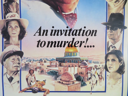 APPOINTMENT WITH DEATH VHS VIDEO POSTER ROLLED CANNON P. USTINOV C.FISHER 1988 - Rendezvous Cinema