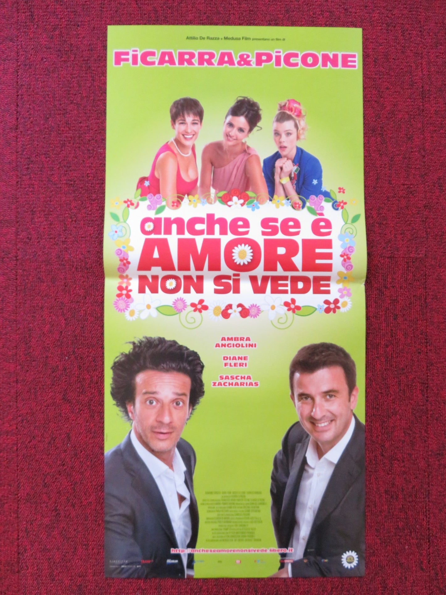ANCHE SE E AMORE NON SI VERDE ITALIAN LOCANDINA POSTER AMBRA ANGIOLINI 2011 - Rendezvous Cinema