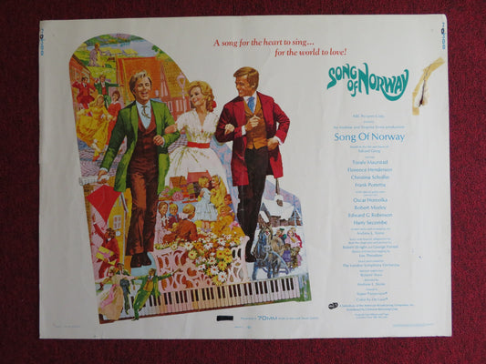 SONG OF NORWAY US HALF SHEET (22"x 28") POSTER TORALV MURSTAD F. PORRETTA 1970 - Rendezvous Cinema