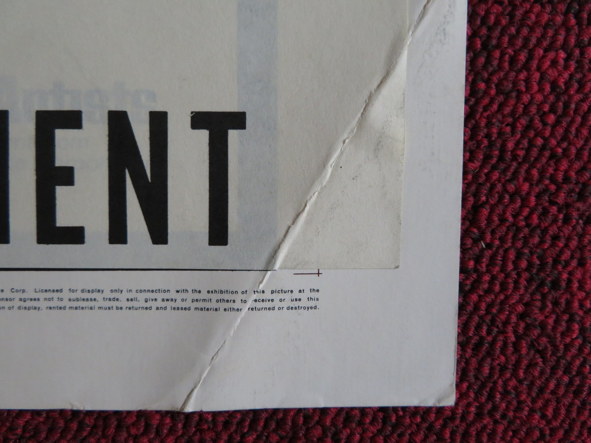 THEY CALL ME MISTER TIBBS! US HALF SHEET (22"x 28") POSTER SIDNEY POITIER 1970 - Rendezvous Cinema