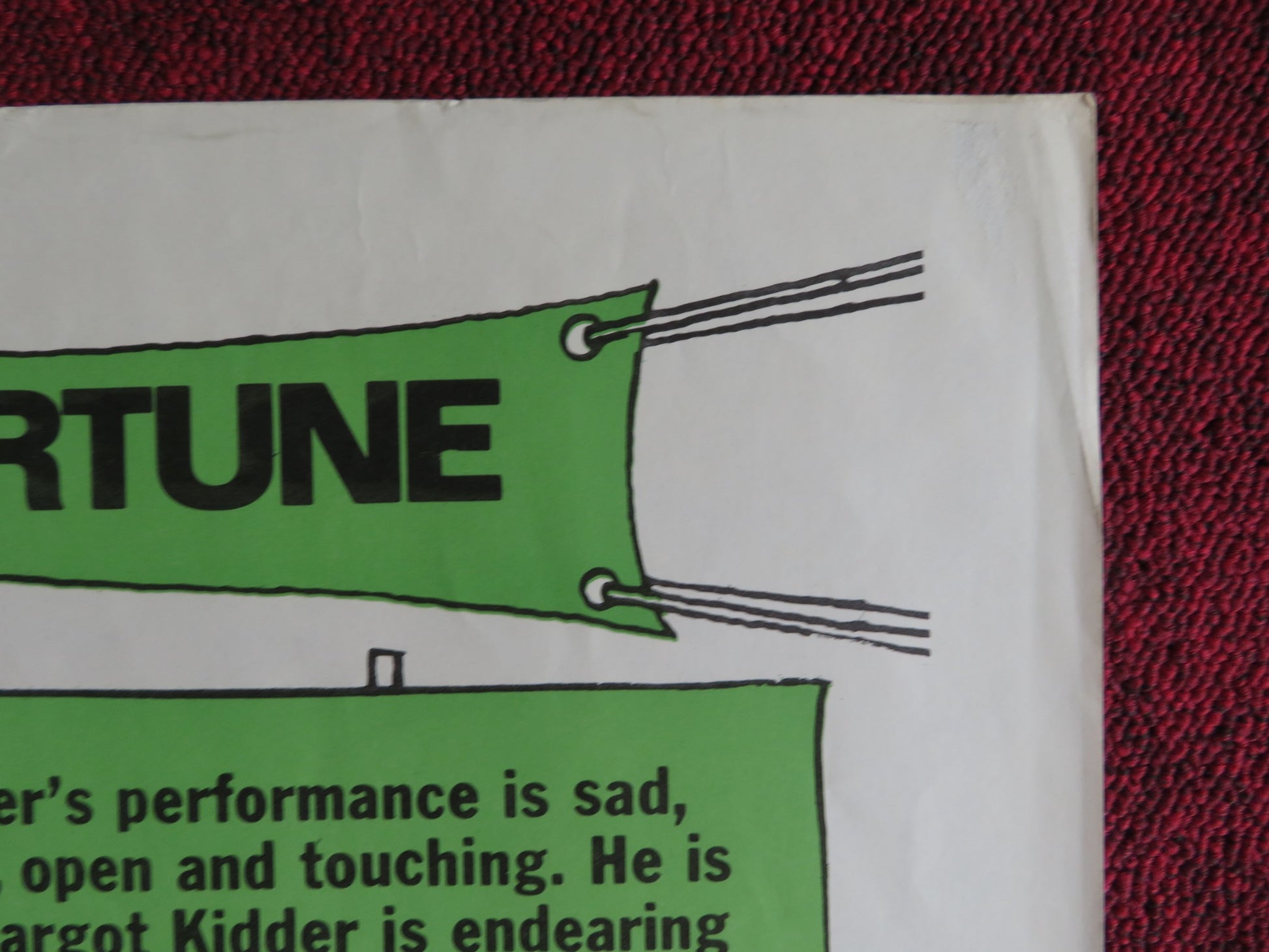 QUACKSER FORTUNE HAS A COUSIN IN THE BRONX US HALF SHEET (22"x 28") POSTER 1970 - Rendezvous Cinema