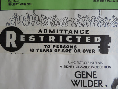 QUACKSER FORTUNE HAS A COUSIN IN THE BRONX US HALF SHEET (22"x 28") POSTER 1970 - Rendezvous Cinema