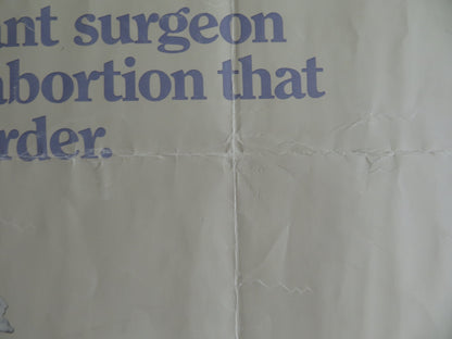 THE CAREY TREATMENT US HALF SHEET (22"x 28") POSTER JAMES COBURN 1972 - Rendezvous Cinema