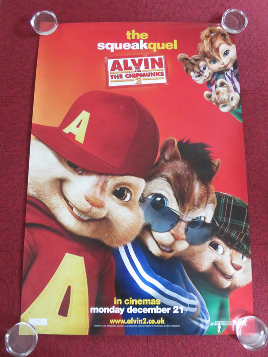 ALVIN AND THE CHIPMUNKS 2: THE SQUEAKQUEL US ONE SHEET ROLLED POSTER 2009 - Rendezvous Cinema
