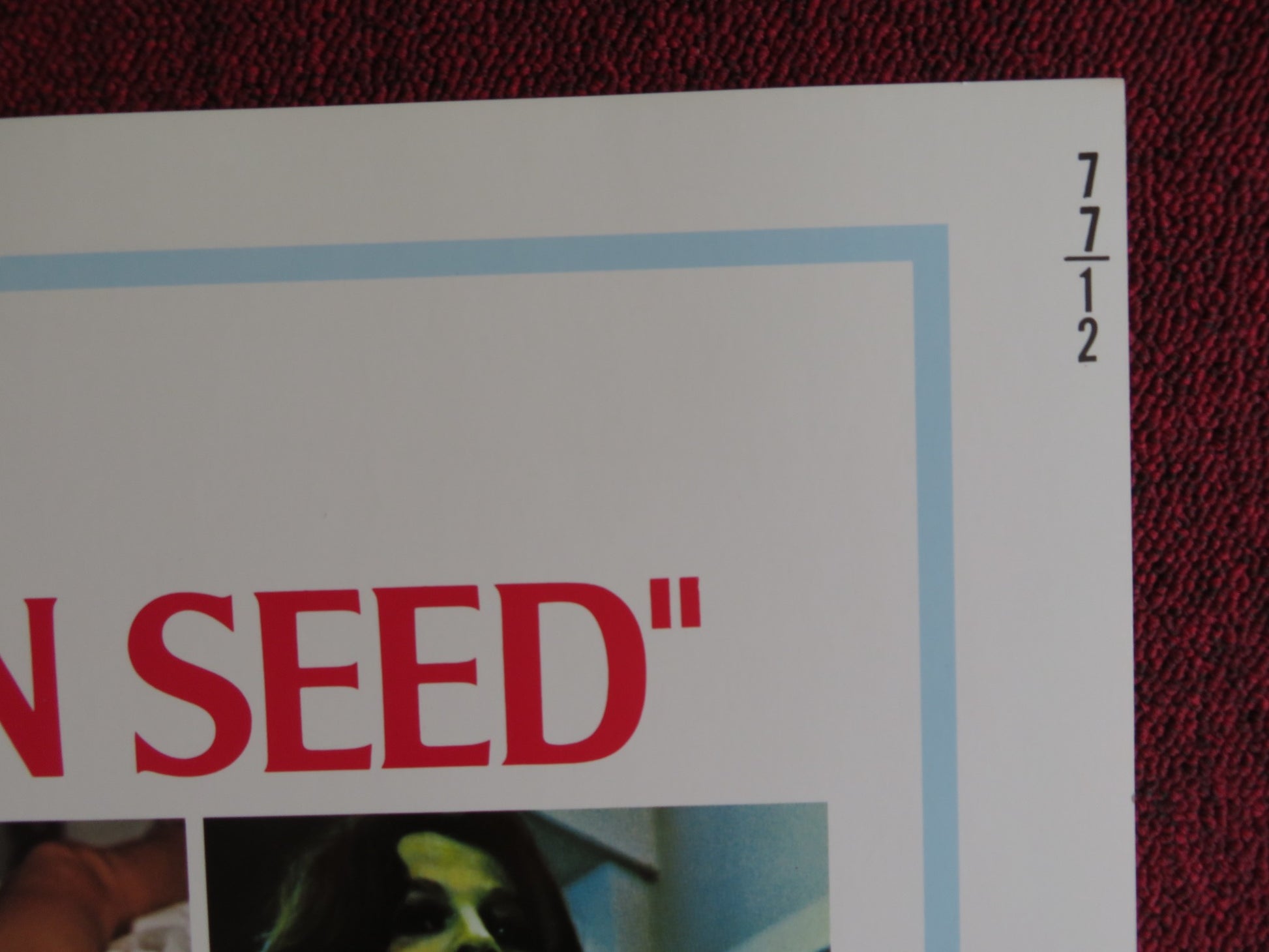 DEMON SEED STYLE B US HALF SHEET (22"x 28") POSTER JULIE CHRISTIE F. WEAVER 1977 - Rendezvous Cinema