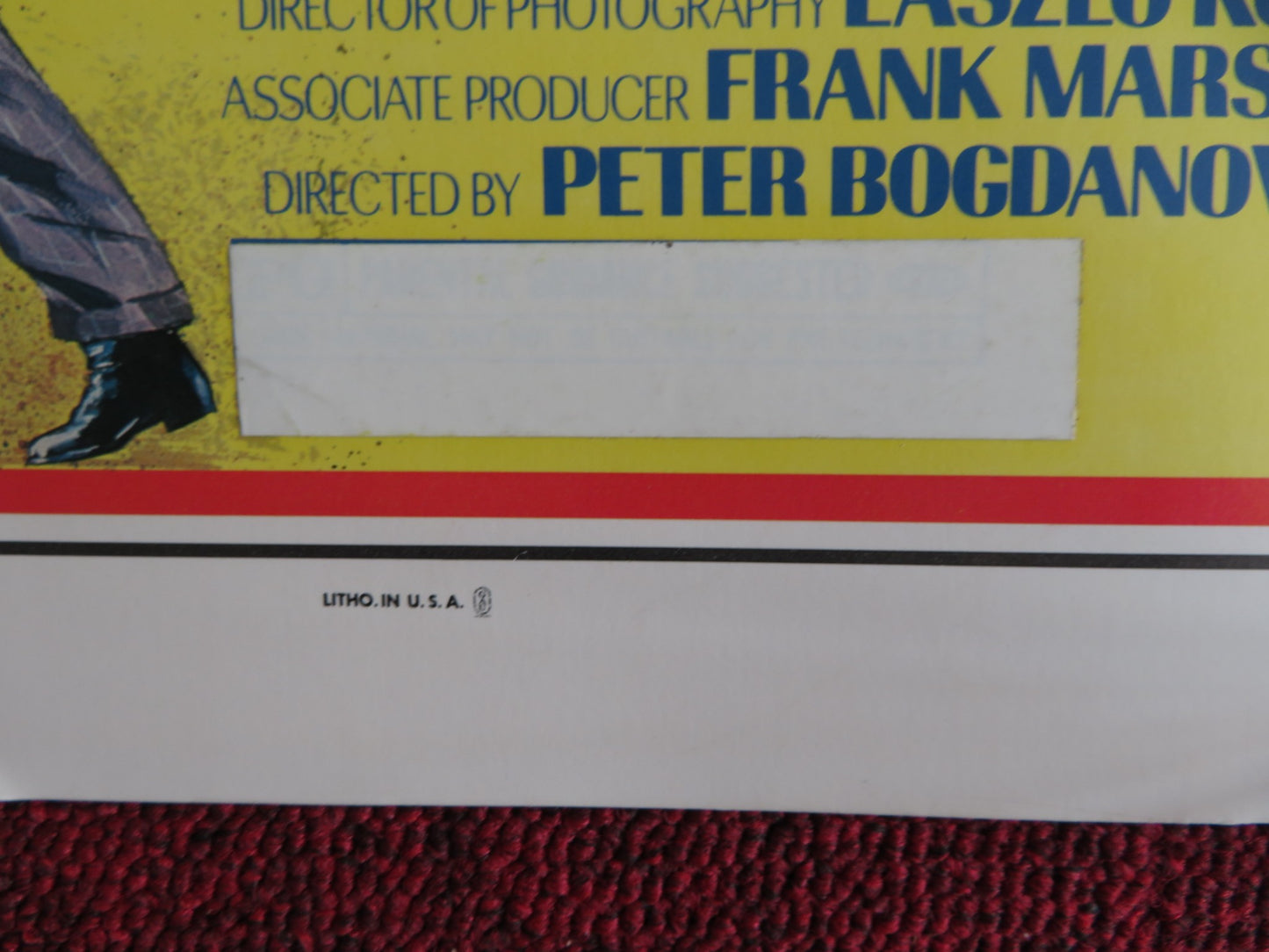 NICKELODEON US HALF SHEET (22"x 28") POSTER RYAN O'NEAL BURT REYNOLDS 1976 - Rendezvous Cinema