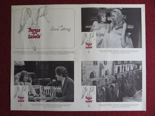 THERESE AND ISABELLE US HALF SHEET (22"x 28") POSTER ESSY PERSSON ANNA GAEL 1969 - Rendezvous Cinema